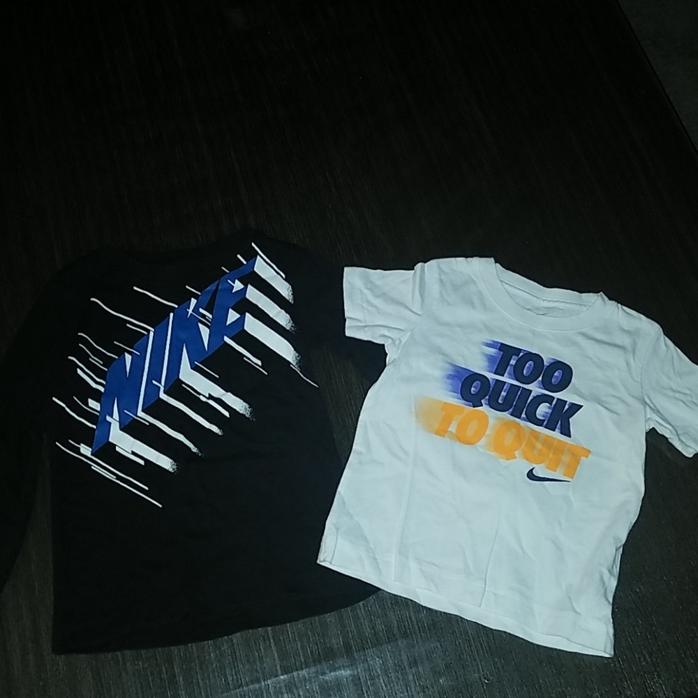 Price firm. Boys nike shirts size 3t and 4t.